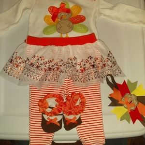 Baby Girl's Thanksgiving Outfit